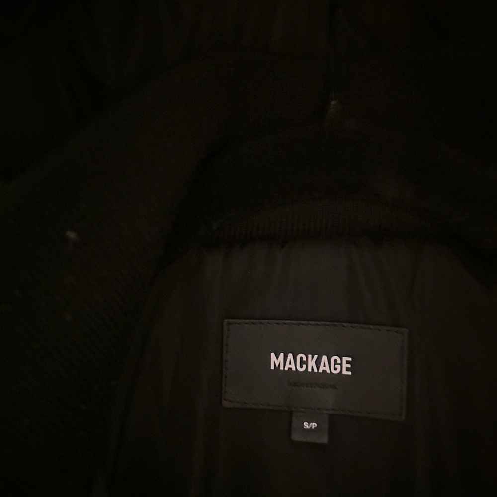 Mackage KAY down coat with fur signature mackage collar